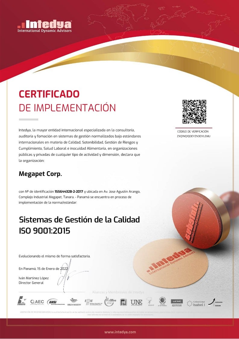 Políticas de Calidad 9 Certificado 173697 1 1